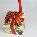 Tiffany Holiday Gift Box and Bow Christmas Holiday Ornament Bone China Porcelain - 4