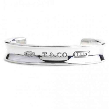Size Small 6.25" Tiffany & Co 1837 Wide Cuff Bracelet in Sterling Silver - 0