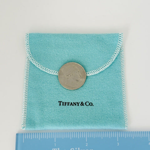 Tiffany & Co Anti-Tarnish Blue Felt Empty Pouch 3.25" x 3.25" - 0
