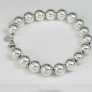 8" Tiffany HardWear Ball Bead Bracelet Sterling Silver 10mm Beads-6
