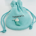Tiffany & Co Christmas Stocking Sock Charm in Blue Enamel and Silver - 3