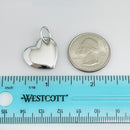 Tiffany & Co Double Puffed Heart Pendant Charm Cutout in Sterling Silver-6