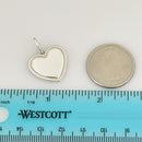Tiffany & Co Heart Pendant Beaded Edge Milgrain Engravable Pendant or Charm-5