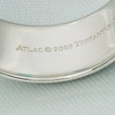 Size 7.5 Tiffany Wide Atlas Roman Numerals Mens Unisex Ring in Sterling Silver-4