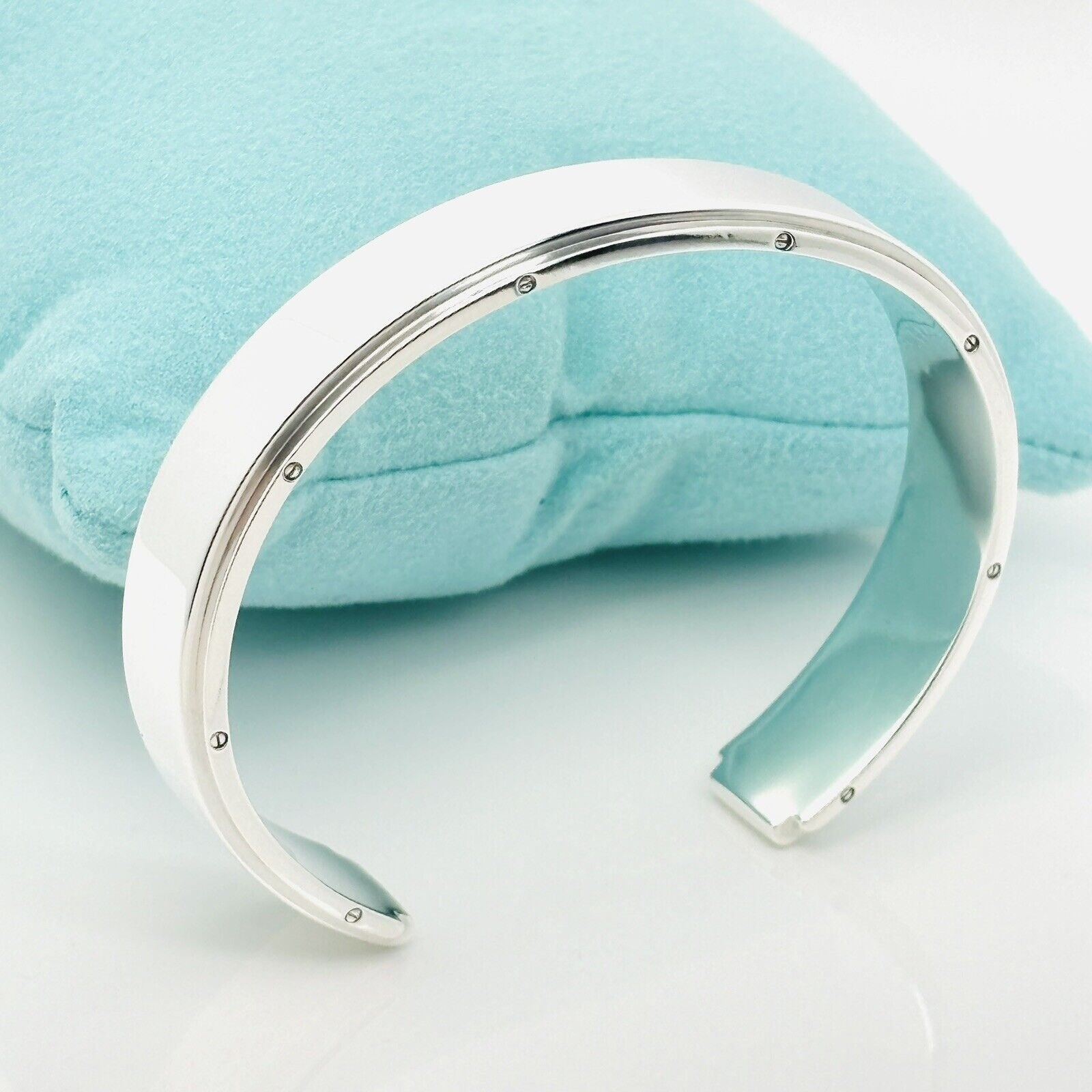 Tiffany Metropolis Cuff Bracelet in Sterling Silver Mens Unisex