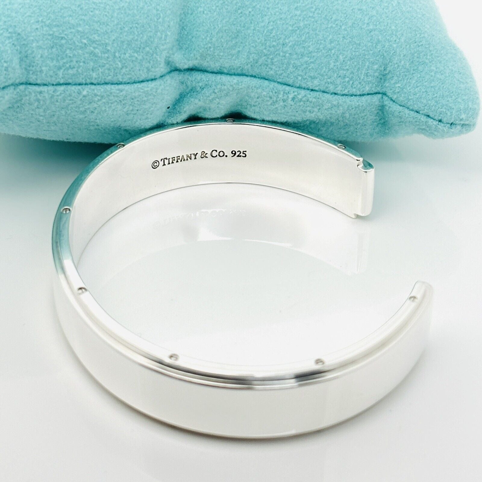 Tiffany Metropolis Cuff Bracelet in Sterling Silver Mens Unisex