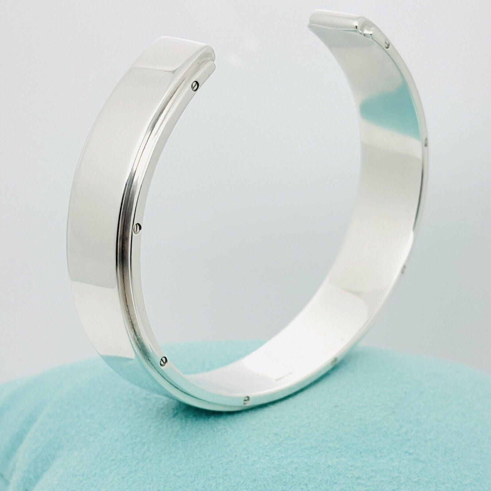 Tiffany Metropolis Cuff Bracelet in Sterling Silver Mens Unisex