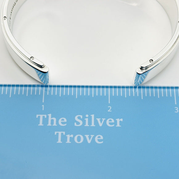 Tiffany & Co. Metropolis Cuff Bracelet in Silver Size large 7.75" Mens Unisex