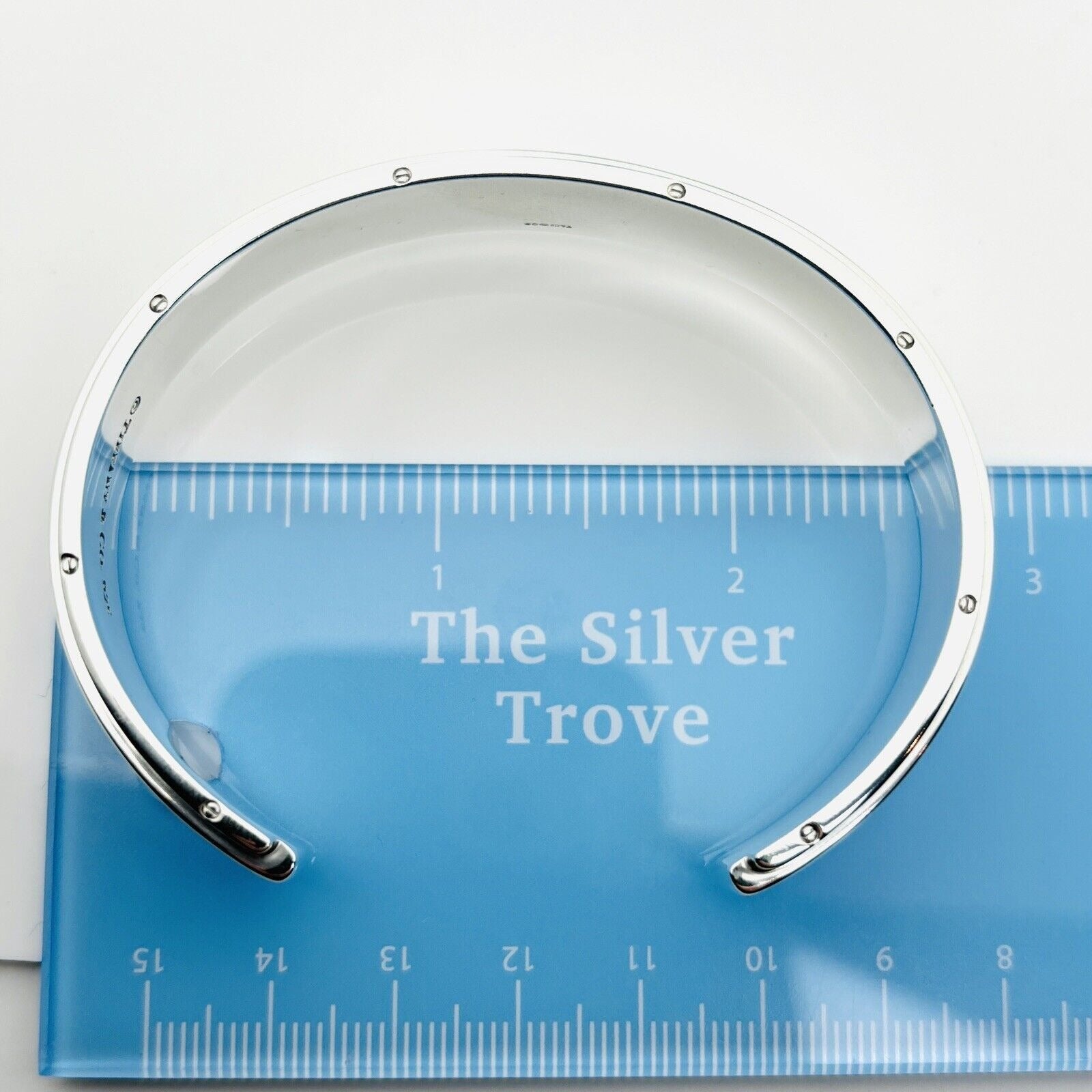 Tiffany Metropolis Cuff Bracelet in Sterling Silver Mens Unisex