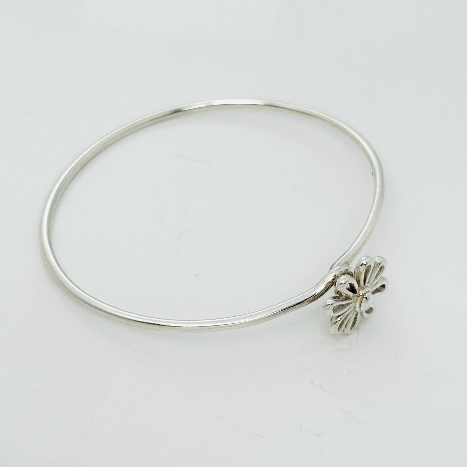Tiffany & Co Daisy Flower Hook Bracelet by Paloma Picasso in Sterling Silver - 0