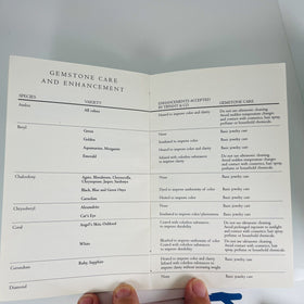 2 About Your Tiffany Gemstone & Pearl Jewelry Cleaning Manual Guide Booklet - 0