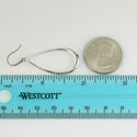 Tiffany & Co Large Open Teardrop Hook Earrings in Sterling Silver - 6