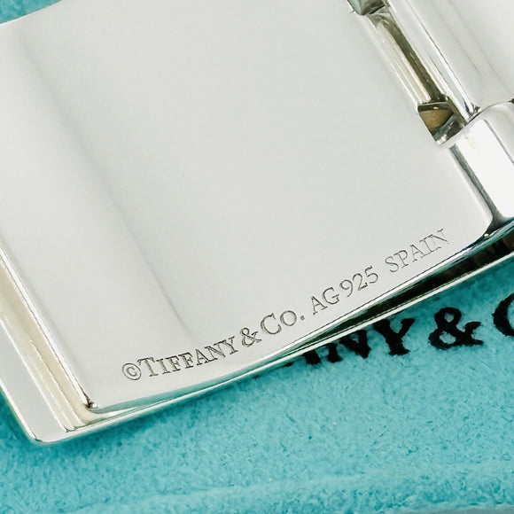 Tiffany & Co Hinged 1837 Money Clip in Sterling Silver