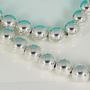 24.5” Tiffany & Co Sterling Silver HardWear 10mm Bead Necklace-4