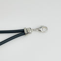 6.5" Tiffany & Co Atlas Bracelet in Black Enamel Rubber and Sterling Silver - 4