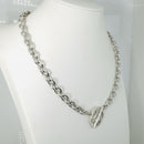 18" Tiffany Atlas Pendant Necklace Circle Bar Toggle Clasp in Sterling Silver-7