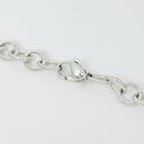 18" Tiffany & Co Infinity Pendant Necklace Large Heavy Rounds Links in Silver-5