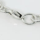 18" Tiffany & Co Infinity Pendant Necklace Large Heavy Rounds Links in Silver-6