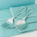 Tiffany Padova Baby Spoon and Fork Set by Elsa Peretti in Sterling Silver - 1