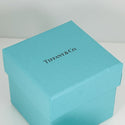 LARGE Tiffany & Co Blue Leather Empty Ring Box and Blue Gift Box - 8