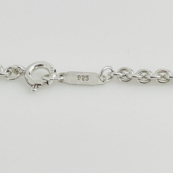 20" Tiffany & Co Mens Unisex Chain Necklace 3mm Large Link Rolo Round - 8