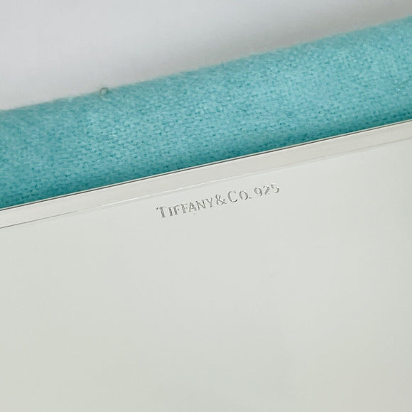Tiffany & Co Business Card Holder Machined Turned Engravable in Sterling Silver
