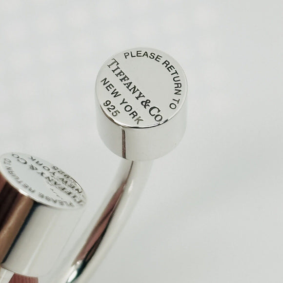 RARE Please Return to Tiffany & Co Horseshoe Key Ring Chain Keyring Keychain