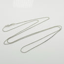 Tiffany & Co 30” Sterling Silver Dainty 1mm Bead Chain Necklace-1