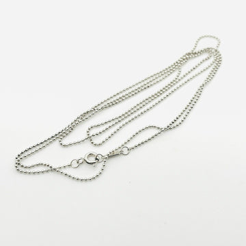 Tiffany & Co 30” Sterling Silver Dainty 1mm Bead Chain Necklace - 0