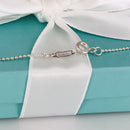 Tiffany & Co 30” Sterling Silver Dainty 1mm Bead Chain Necklace-3