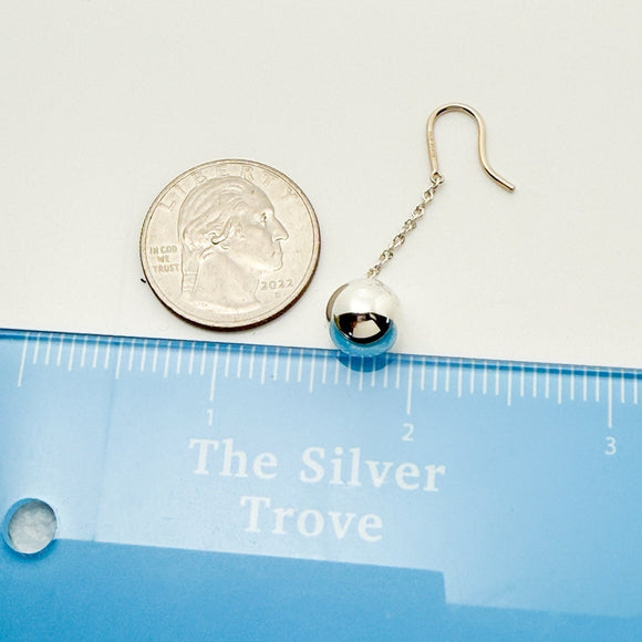 Tiffany & Co 10mm HardWear Bead Ball Drop Hook Dangle Earrings