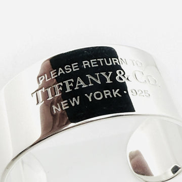 Size 6.25" Please Return to Tiffany & Co Wide Cuff Bracelet in Sterling Silver - 0