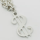RARE Tiffany & Co Dollar Sign Money Pendant Chain Necklace in Sterling Silver-5