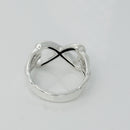 Size 7.5 Tiffany Eternal Infinity Loving Hearts Ring Band Paloma Picasso Silver-5