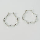 Tiffany ZigZag Hoop Earrings in 925 Sterling Silver by Paloma Picasso-3