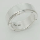 Size 11.5 Tiffany & Co Metropolis Ring Mens Band Unisex in Sterling Silver-3