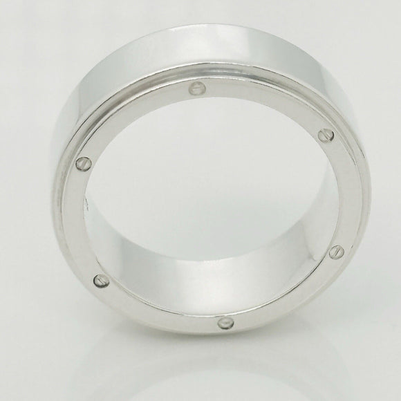 Size 11.5 Tiffany & Co Metropolis Ring Mens Band Unisex in Sterling Silver