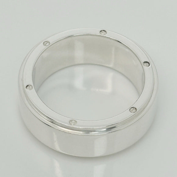 Size 11.5 Tiffany & Co Metropolis Ring Mens Band Unisex in Sterling Silver