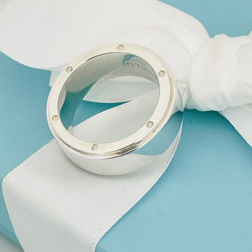 Size 9 Tiffany Metropolis Ring Mens Unisex in Sterling Silver