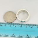 Size 9 Tiffany Metropolis Ring Mens Unisex in Sterling Silver-6