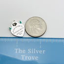Please Return to Tiffany & Co Devil Horns Charm or Pendant in Blue Enamel and Silver-6