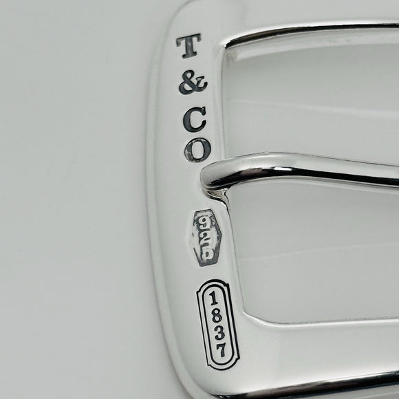 Tiffany & Co 1837 Belt Buckle Sterling Silver Mens Unisex