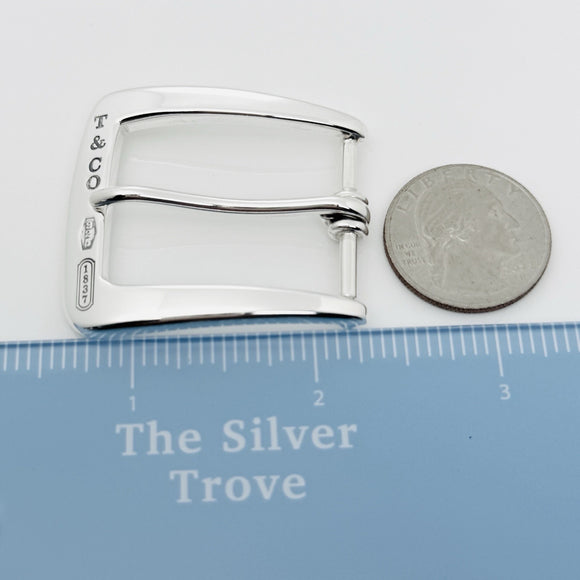 Tiffany & Co 1837 Belt Buckle Sterling Silver Mens Unisex