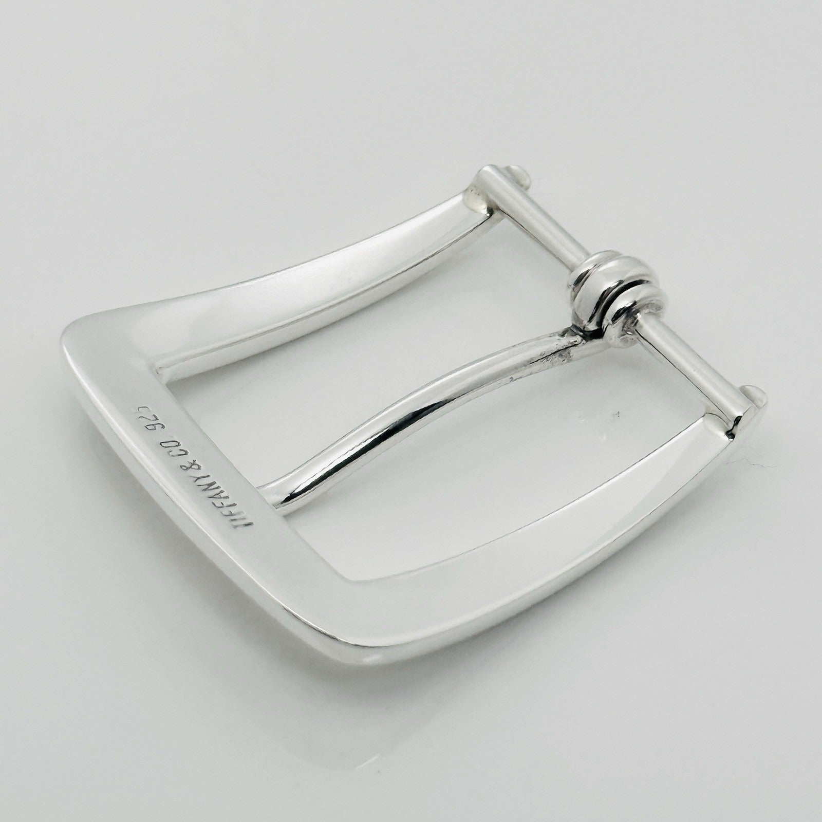 Tiffany & Co 1837 Belt Buckle Sterling Silver Mens Unisex