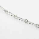 16" Tiffany Elsa Peretti Open Heart Pendant Necklace Oval Link - Sterling Silver-5