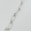 16" Tiffany Elsa Peretti Open Heart Pendant Necklace Oval Link - Sterling Silver-8