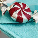 Tiffany Bon Bon Candy Charm in Red Enamel and Sterling Silver-3