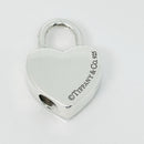 Tiffany & Co. It's A Girl Baby Heart Charm Padlock Lock or Pendant in Silver-5