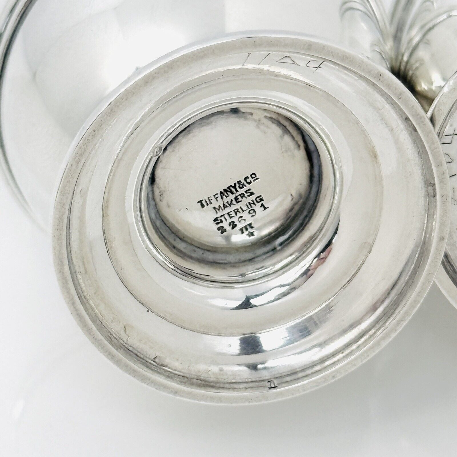 Tiffany & Co Vintage Salt and Pepper Shaker Set in Sterling Silver