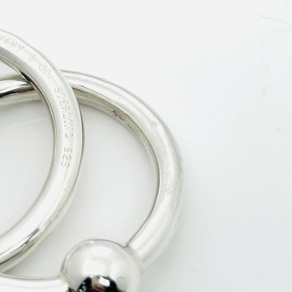 Tiffany Baby Rattle Interlocking in Sterling Silver